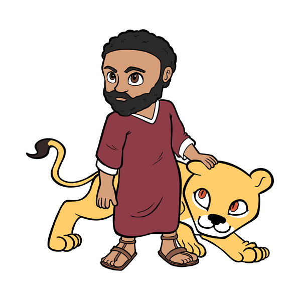 Bible Hero Daniel and the lion